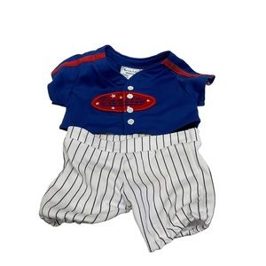 Build A Bear‎ Varsity Baseball Uniform Top & Bottoms fit a 16” Build A Bear